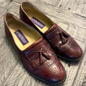 giorgio brutini 7.5 mens‎ dress tassel loafers genuine leather